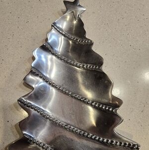 Mariposa Silver Tree-Shaped Tray